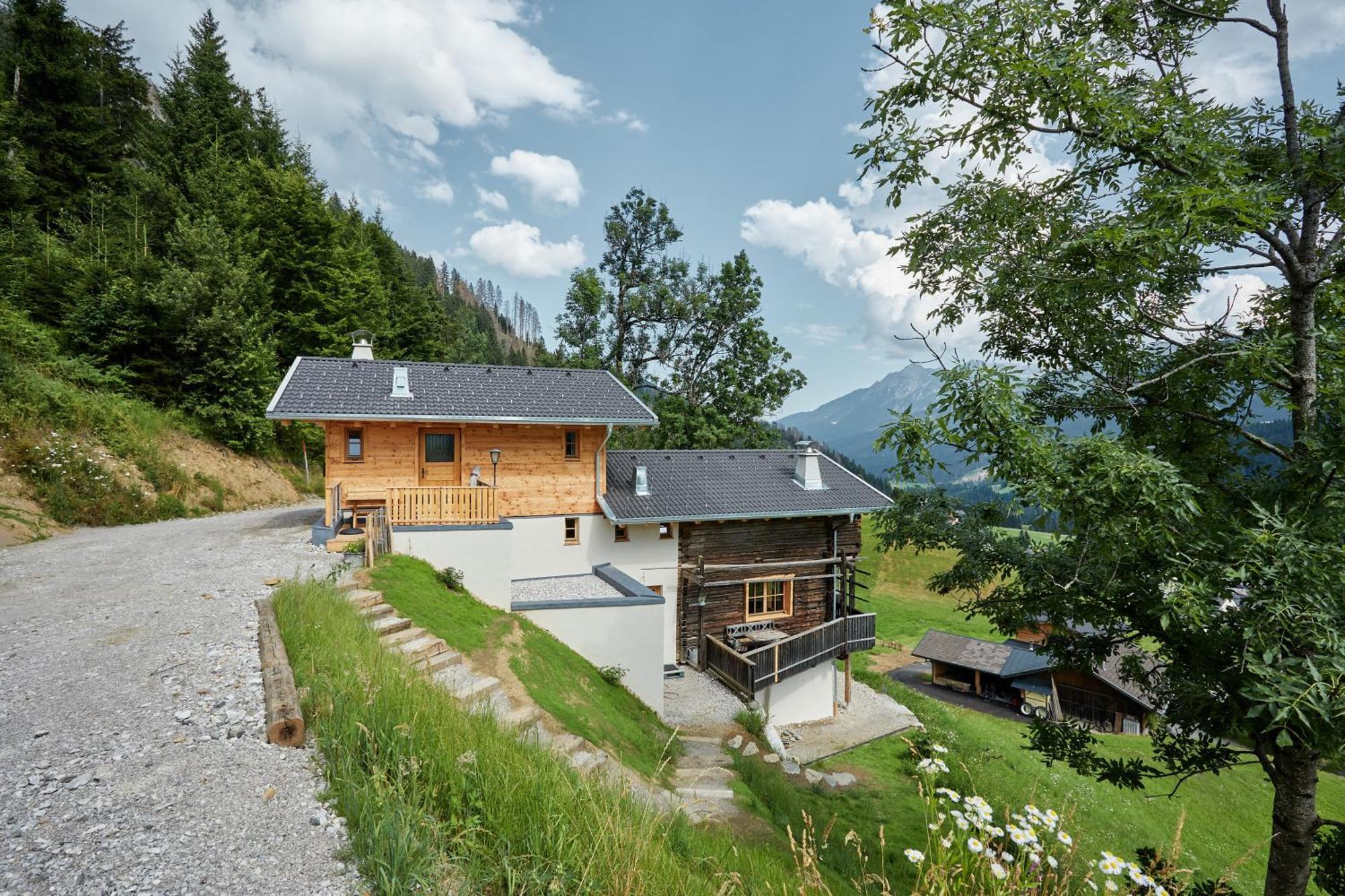 Voss Haus- Ferienwohnung Freiraum Sankt Lorenzen im Lesachtal Exterior foto
